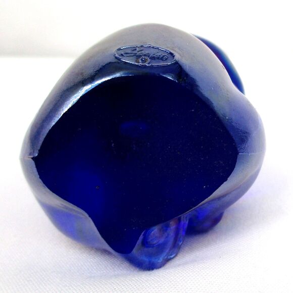 Fenton Plum Opalescent Iridized Bear Figurine Carnival Glass Purple - Picture 7 of 8